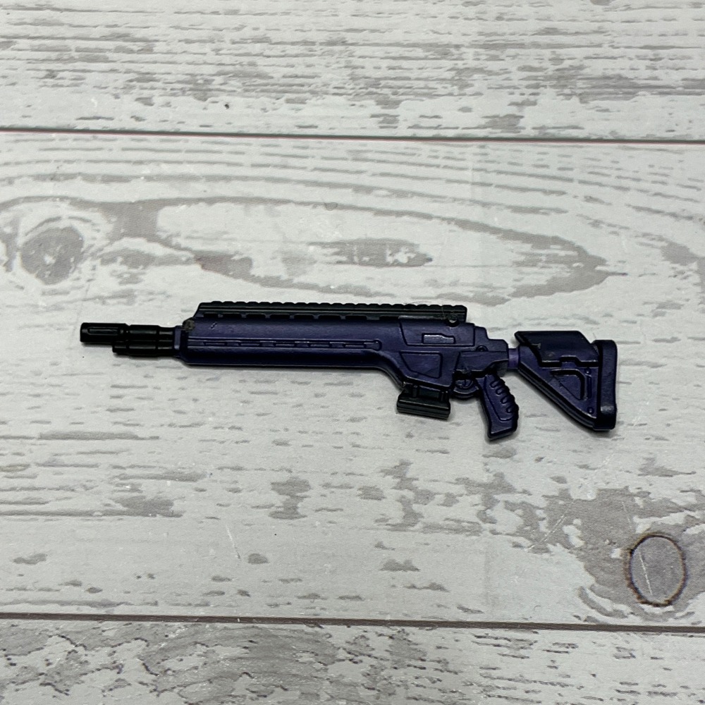 Fortnite Action Figure Accessory Purple Tactical Sniper Rifle Toy Weapon 2.75in